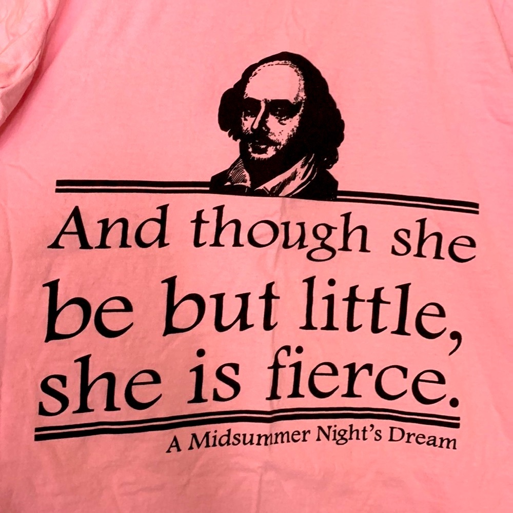 Shakespeare Midsummer Quote T shirt